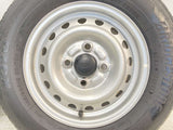 ブリヂストン K370 145/80R12 80/78LT /ダイハツ純正 4.0J+ 100-4穴 4本
