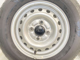 ブリヂストン K370 145/80R12 80/78LT /ダイハツ純正 4.0J+ 100-4穴 4本