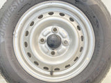 ブリヂストン K370 145/80R12 80/78LT /ダイハツ純正 4.0J+ 100-4穴 4本