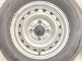 ブリヂストン K370 145/80R12 80/78LT /ダイハツ純正 4.0J+ 100-4穴 4本