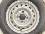 ブリヂストン K370 145/80R12 80/78LT /ダイハツ純正 4.0J+ 100-4穴 4本