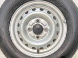 ブリヂストン K370 145/80R12 80/78LT /ダイハツ純正 4.0J+ 100-4穴 4本