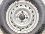 ブリヂストン K370 145/80R12 80/78LT /ダイハツ純正 4.0J+ 100-4穴 4本