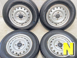 ヨコハマ スーパーバン 356 145/80R12 80/78LT /ダイハツ純正 4.0J+ 100-4穴 4本