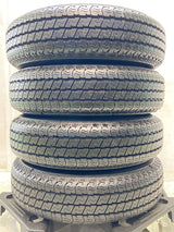 ヨコハマ スーパーバン 356 145/80R12 80/78LT /ダイハツ純正 4.0J+ 100-4穴 4本