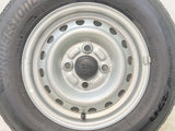 ブリヂストン K370 145/80R12 80/78LT /ダイハツ純正 4.0J+ 100-4穴 4本