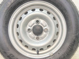 ブリヂストン K370 145/80R12 80/78LT /ダイハツ純正 4.0J+ 100-4穴 4本
