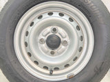 ブリヂストン エコピア R710 145/80R12 80/78LT /ダイハツ純正 4.0J+ 100-4穴 4本