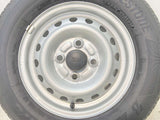 ブリヂストン K370 145/80R12 80/78LT /ダイハツ純正 4.0J+ 100-4穴 4本