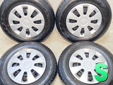 ヨコハマ ブルーアースVAN RY55 145/80R12 80/78LT /日産純正 4.0J+ 100-4穴 4本