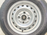 ブリヂストン K370 145/80R12 80/78LT /ダイハツ純正 4.0J+ 100-4穴 4本