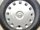 ブリヂストン K370 145/80R12 80/78LT /日産純正 4.0J+ 100-4穴 4本