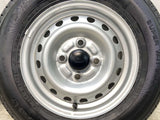 ヨコハマ スーパーバン 356 145/80R12 80/78LT /ダイハツ純正 4.0J+ 100-4穴 4本