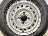 ヨコハマ スーパーバン 356 145/80R12 80/78LT / 4.0J+ 100-4穴 4本