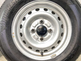 ブリヂストン K370 145/80R12 80/78LT /スバル純正 4.0J+ 100-4穴 4本