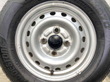 ブリヂストン K370 145/80R12 80/78LT /ダイハツ純正 4.0J+ 100-4穴 4本