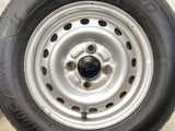 ブリヂストン K370 145/80R12 80/78LT /ダイハツ純正 4.0J+ 100-4穴 4本