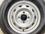 ダンロップ エナセーブ VAN01 145R12 6PR / キャロウィン 3.5J+ 100-4穴 4本