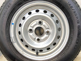 ヨコハマ スーパーバン 356 145/80R12 80/78LT / TOPY A100 4.0J+ 100-4穴 4本