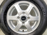 ブリヂストン K370 145/80R12 80/78N LT / FEID 4.0J+40 100-4穴 4本