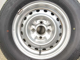 ブリヂストン RD-613 STEEL 165/80R13 90/88LT /日産純正 5.0J+ 100-4穴 4本