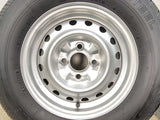 ブリヂストン RD-613 STEEL 165/80R13 90/88LT /日産純正 5.0J+ 100-4穴 4本
