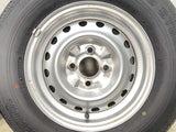 ブリヂストン RD-613 STEEL 165/80R13 90/88LT /日産純正 5.0J+ 100-4穴 4本