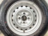 ヨコハマ ブルーアース-Van RY55 165/80R13 90/88LT /日産純正 5.0J+ 100-4穴 4本