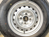 ブリヂストン RD-613STEEL 165/80R13 90/88LT /日産純正 5.0J+ 100-4穴 4本
