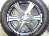 ダンロップ EC202 155/65R13 / BRAHMAN 4.5J+48 100-4穴 4本
