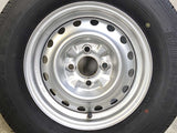 ブリヂストン RD-613 STEEL 165/80R13 90/88N LT /日産純正 5.0J+ 100-4穴 4本