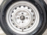 ブリヂストン V600 165R13 6PRLT /日産純正 CJ00A 5.0J+ 100-4穴 4本