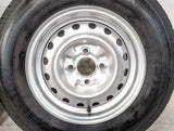 ブリヂストン RD-613 STEEL 165/80R13 90/88LT /日産純正 5.0J+ 100-4穴 4本