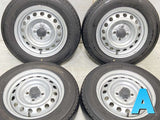 ブリヂストン V600 155/80R14 88/86 LT /トヨタ純正 5.0J+ 100-4穴 4本