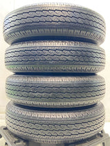 ブリヂストン V600 155/80R14 88/86LT /トヨタ純正 5.0J+ 100-4穴 4本