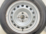 ブリヂストン V600 155/80R14 88/86LT /トヨタ純正 5.0J+ 100-4穴 4本