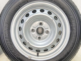 ブリヂストン V600 155/80R14 88/86LT /トヨタ純正 5.0J+ 100-4穴 4本