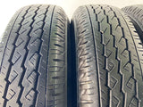 ブリヂストン V600 155/80R14 88/86LT /トヨタ純正 5.0J+ 100-4穴 4本