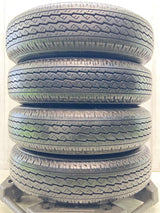 ブリヂストン V600 155/80R14 88/86LT /トヨタ純正 AL 5.0J+ 100-4穴 4本