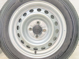 ブリヂストン V600 155/80R14 88/86LT /トヨタ純正 AL 5.0J+ 100-4穴 4本