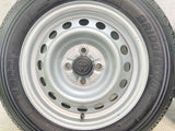 ブリヂストン V600 155/80R14 88/86LT /トヨタ純正 AL 5.0J+ 100-4穴 4本