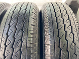 ブリヂストン V600 155/80R14 88/86LT /トヨタ純正 AL 5.0J+ 100-4穴 4本