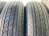 ブリヂストン V600 155/80R14 88/86LT /トヨタ純正 5.0J+ 100-4穴 4本