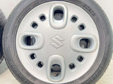 ダンロップ EC202 155/65R14 /スズキ純正 4.5J+ 100-4穴 4本