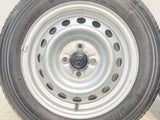 ブリヂストン V600 155/80R14 88/86LT /トヨタ純正 5.0J+ 100-4穴 4本