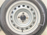 ブリヂストン V600 155/80R14 88/86LT /トヨタ純正 5.0J+ 100-4穴 4本