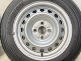 ブリヂストン V600 155/80R14 88/86LT / AL 5.0J+ 100-4穴 4本
