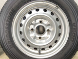 ブリヂストン V600 165/80R14・165/80R14 /日産純正 5.0J+・5.0J+ 114.3-4穴 4本