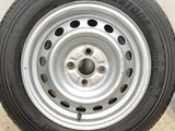 ブリヂストン V600 155/80R14 88/86LT / AL 5.0J+ 100-4穴 4本