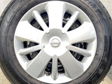 ヨコハマ ブルーアースバンRY55 165/80R14 97/95LT /日産純正 5.0J+ 114.3-4穴 4本